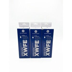 NEW 3-Pack Genuine GE XWFE Refrigerator Water Filters - Factory Sealed OEM
